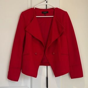 Talbots red blazer.   Good condition.